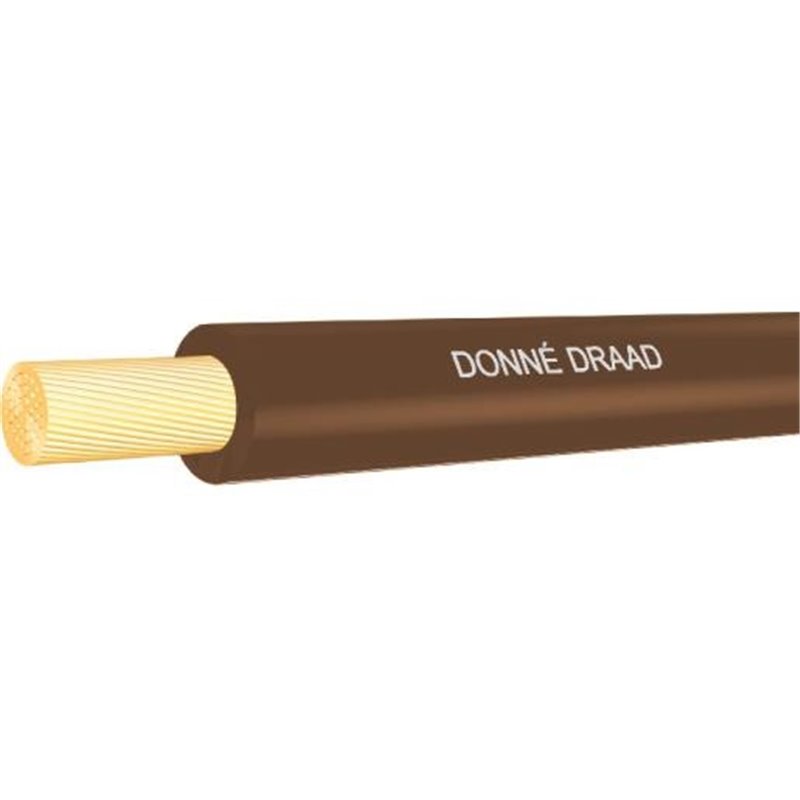 VD Draad Bruin 2,5mm - 100m