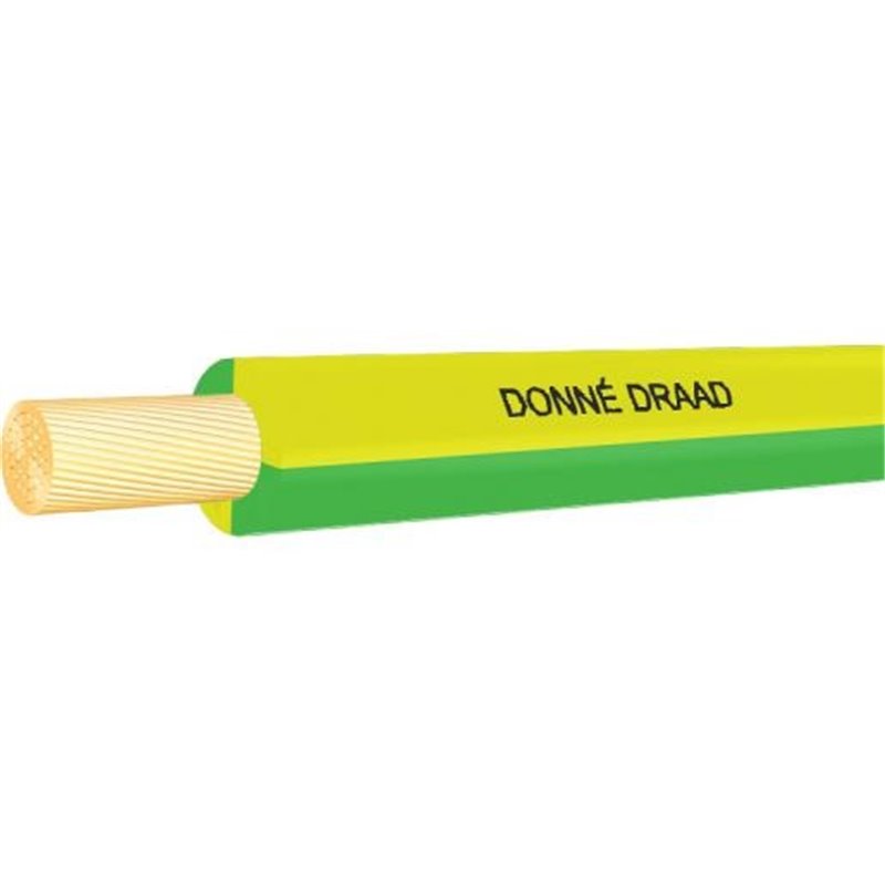 VD Draad Groen/Geel 2,5mm - 100m
