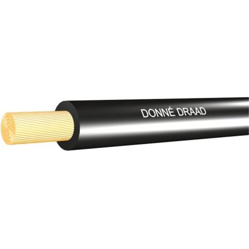 VD Draad Zwart 1,5mm - 100m